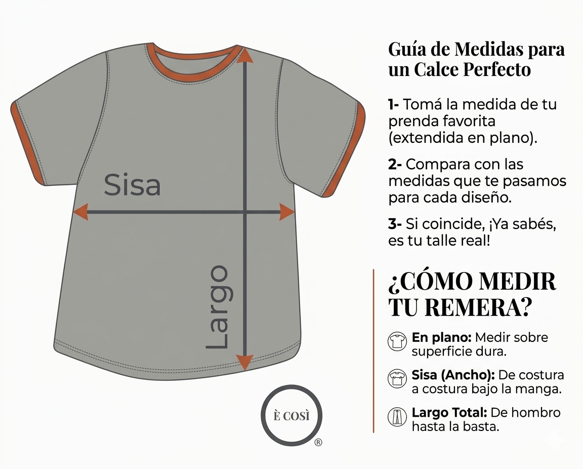 C&oacute;mo medir tu remera &Egrave; COS&Igrave;